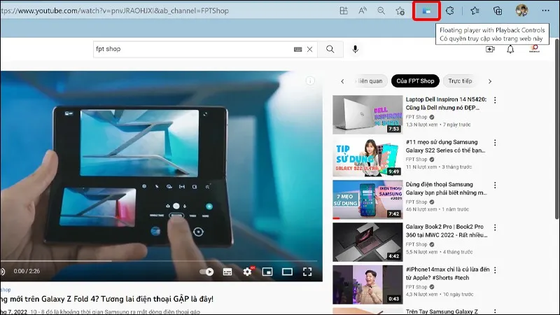 Hướng dẫn điều khiển video trên tab Microsoft Edge bất kỳ cực dễ