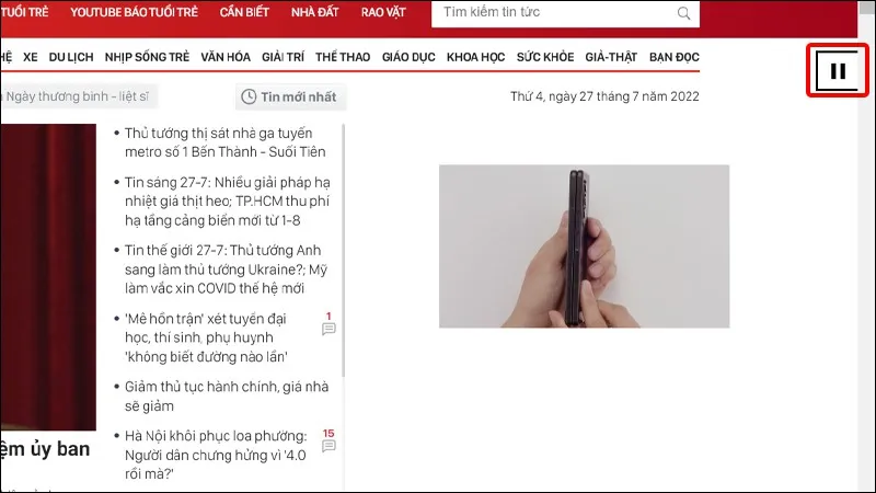 Hướng dẫn điều khiển video trên tab Microsoft Edge bất kỳ cực dễ