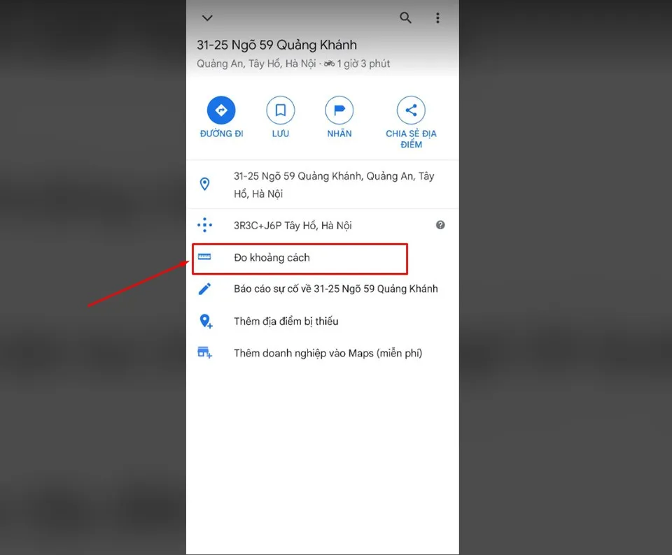 Hướng dẫn đo khoảng cách trên Google Maps từ mọi thiết bị