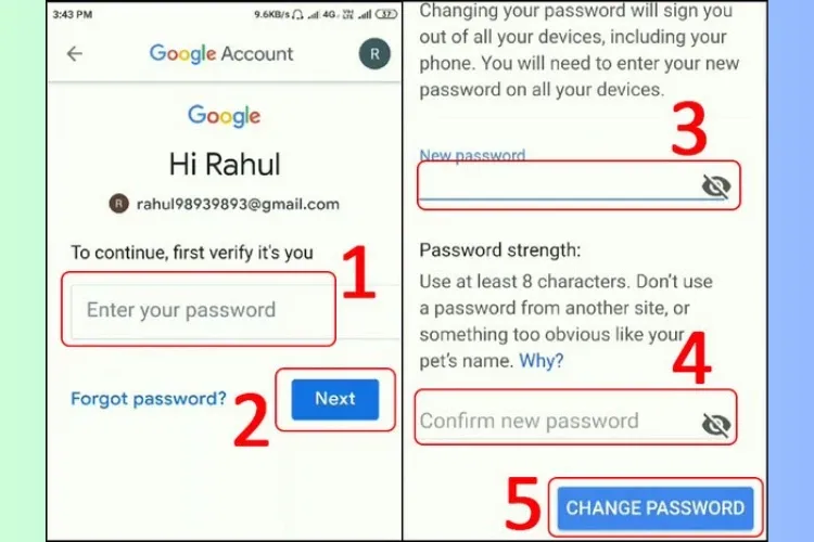 Hướng dẫn đổi mật khẩu Gmail trên điện thoại và máy tính nhanh nhất