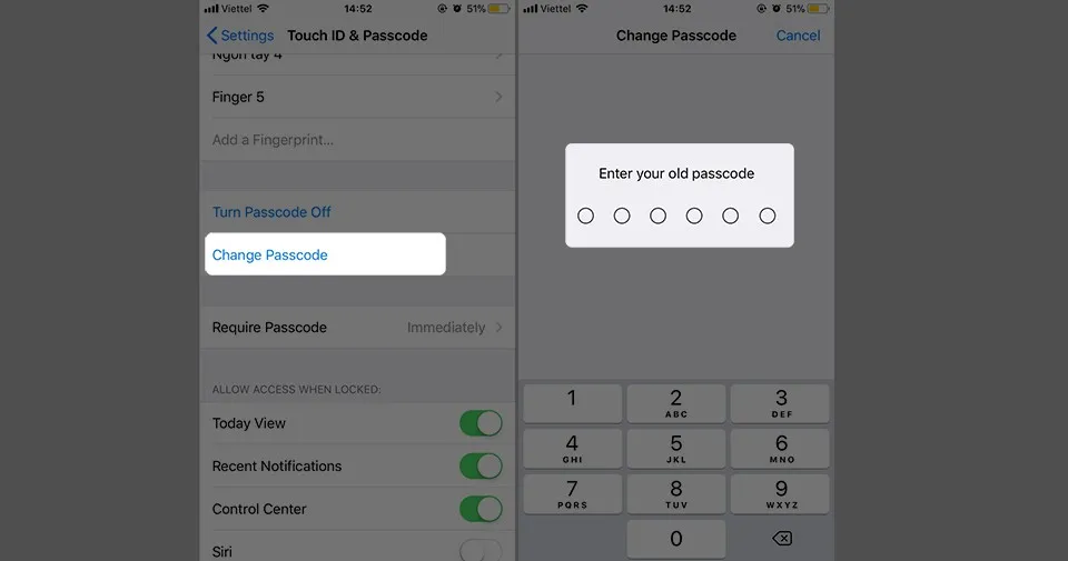 [Hướng dẫn] Đổi mật khẩu mở khóa iPhone/iPad từ 6 số sang 4 số