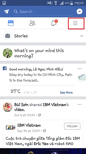 Hướng dẫn đổi mật khẩu tài khoản Facebook