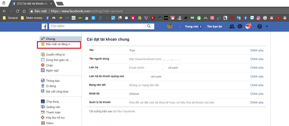 Hướng dẫn đổi mật khẩu tài khoản Facebook