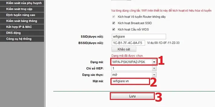 Hướng dẫn đổi mật khẩu wifi tp link tl-wr841n