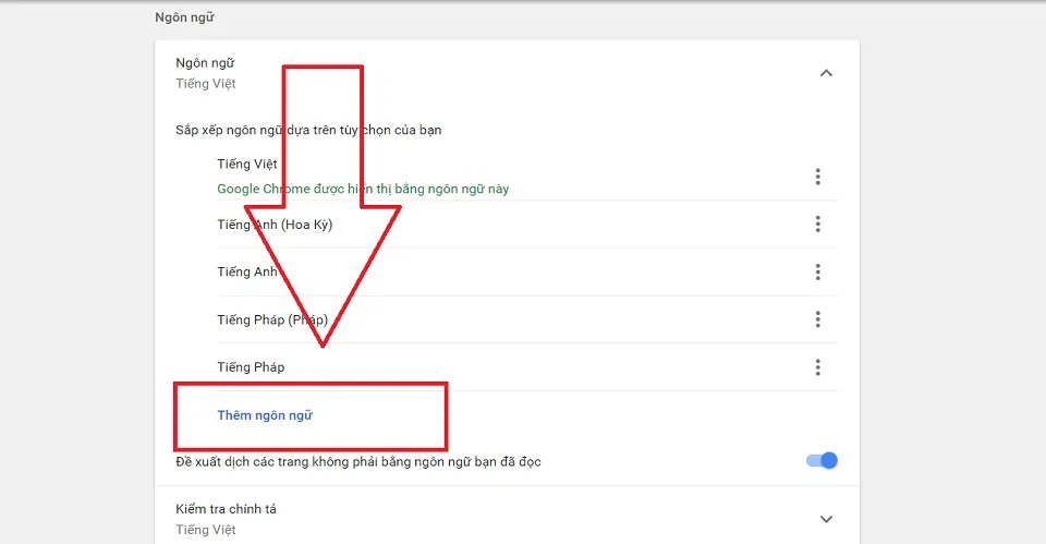 Hướng dẫn đổi ngôn ngữ Chrome như thế nào