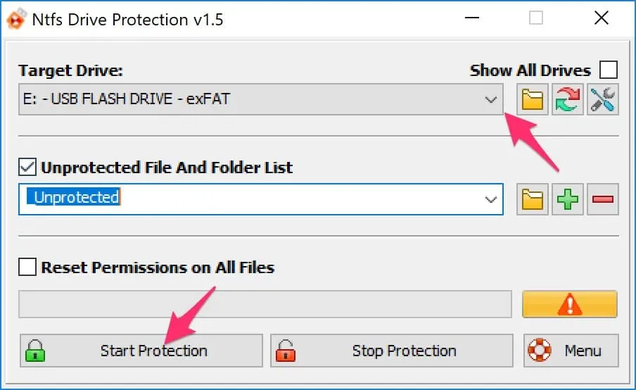 Hướng dẫn đóng băng USB tránh virus bằng NTFS Driver Protection