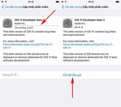 Hướng dẫn download iOS 11 beta 2 cho iPhone và iPad