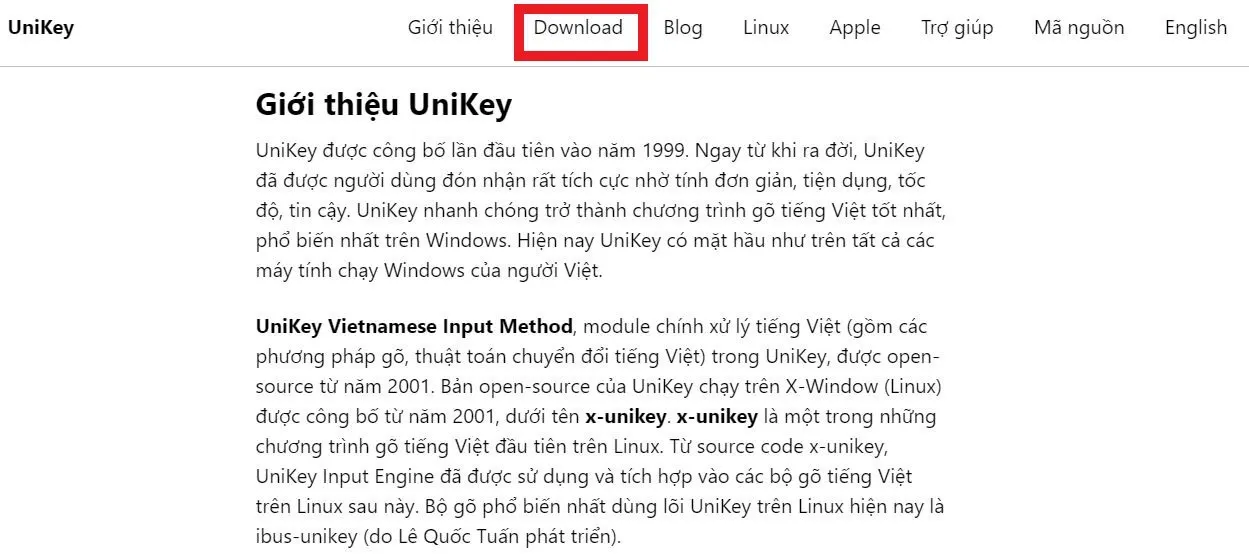 Hướng dẫn download phần mềm Unikey Win 11, hỗ trợ gõ dấu tiếng Việt cho máy tính