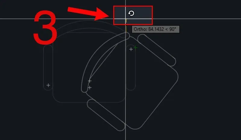 Hướng dẫn dùng lệnh xoay trong CAD cực chi tiết chỉ mất 2 phút