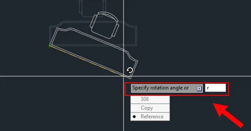 Hướng dẫn dùng lệnh xoay trong CAD cực chi tiết chỉ mất 2 phút