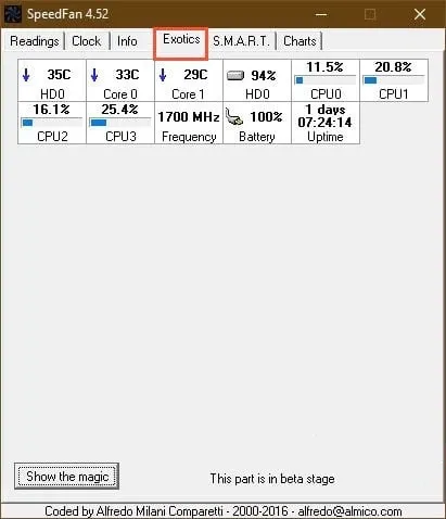 Hướng dẫn dùng phần mềm SpeedFan để kiểm tra quạt máy tính