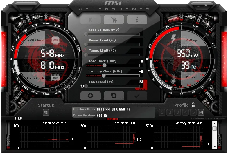 Hướng dẫn ép xung card màn hình NVIDIA bằng MSI Afterburner