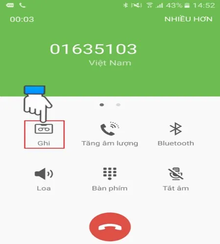 Hướng dẫn ghi âm cuộc gọi trên Samsung