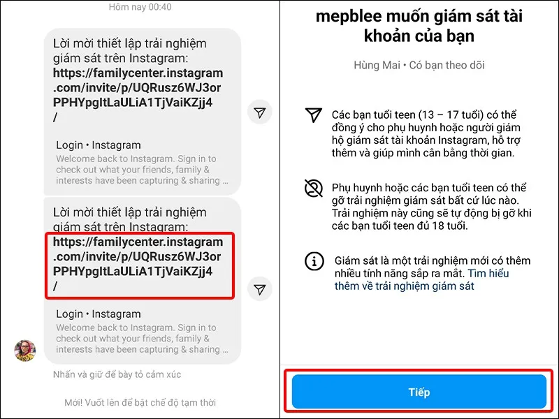 Hướng dẫn giám sát con nhỏ trên Instagram cực đơn giản