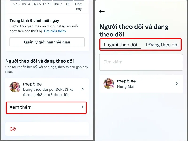 Hướng dẫn giám sát con nhỏ trên Instagram cực đơn giản