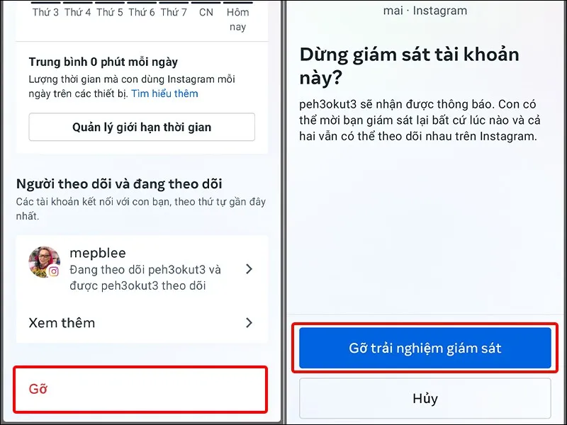 Hướng dẫn giám sát con nhỏ trên Instagram cực đơn giản