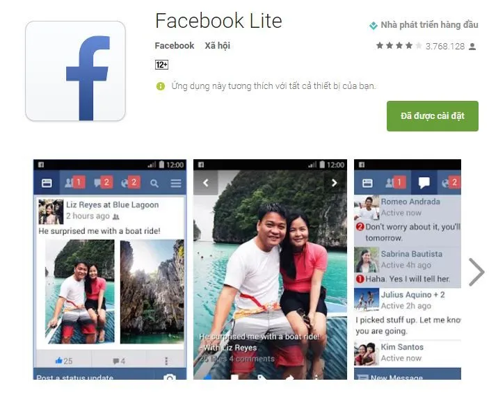 Hướng dẫn giúp điện thoại máy yếu chạy mượt bằng Facebook Lite