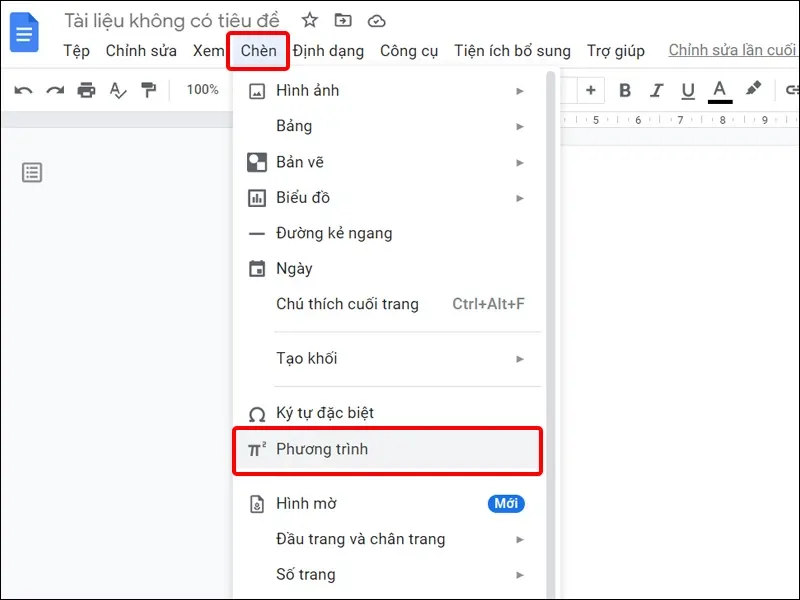 Hướng dẫn gõ công thức toán học trên Google Docs cực nhanh