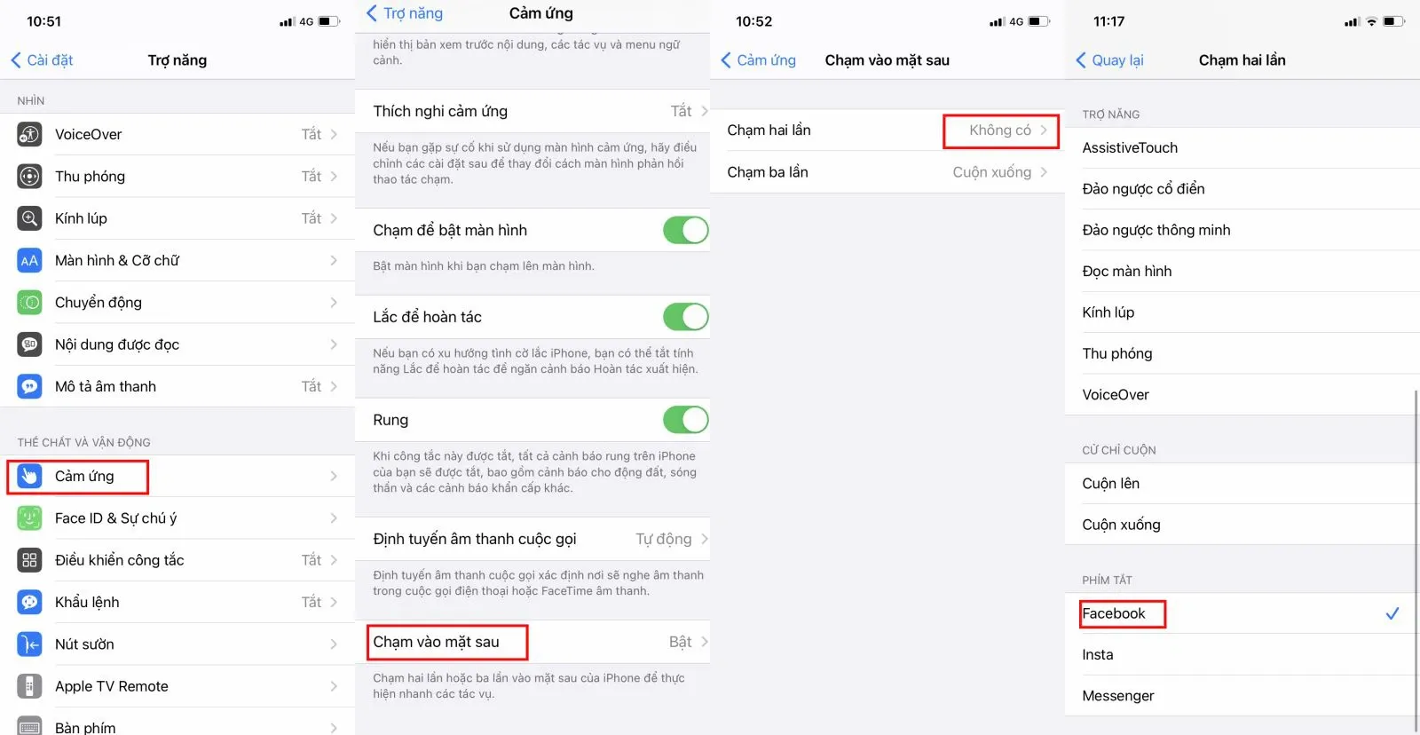 Hướng dẫn gõ mặt lưng để mở ứng dụng trên iPhone