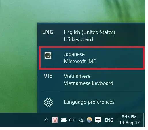 Hướng dẫn gõ tiếng nhật trên máy tính chạy Win 10 và Win 7