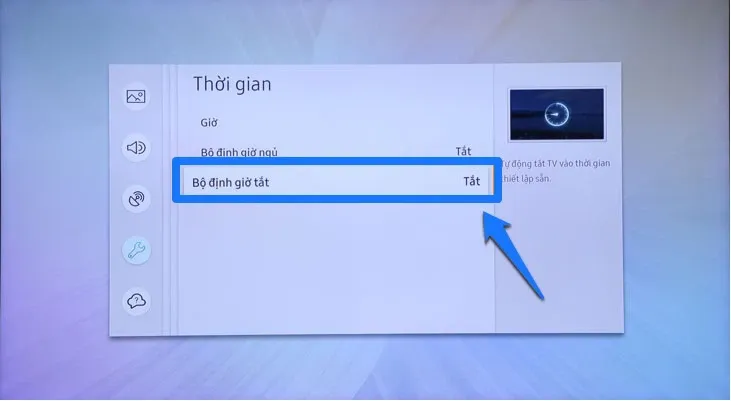 Hướng dẫn hẹn giờ tắt tivi Samsung nhanh chóng và đơn giản