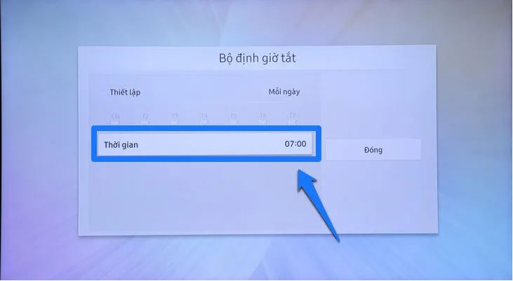 Hướng dẫn hẹn giờ tắt tivi Samsung nhanh chóng và đơn giản