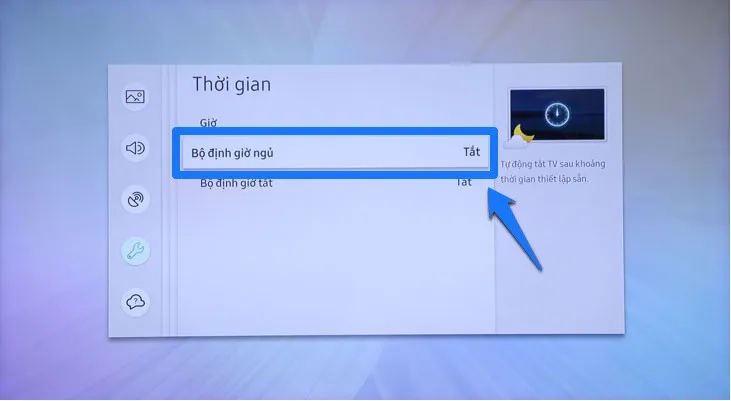 Hướng dẫn hẹn giờ tắt tivi Samsung nhanh chóng và đơn giản