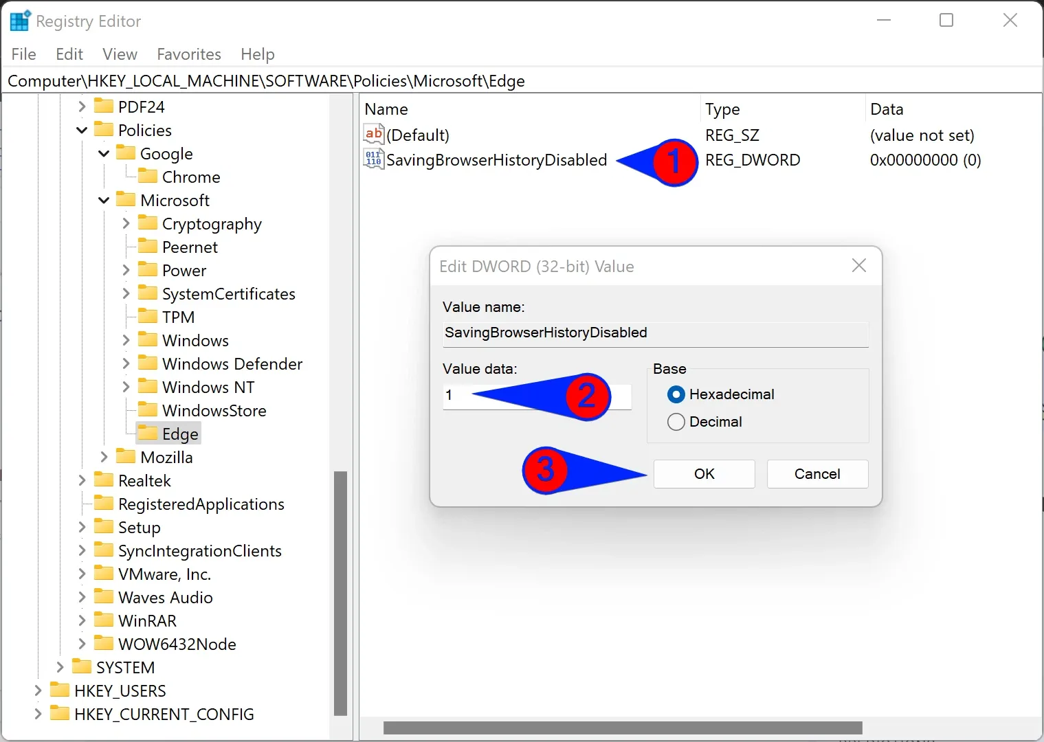 Hướng dẫn không cho Chrome hoặc Edge lưu dữ liệu và lịch sử duyệt web