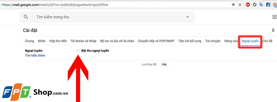 Hướng dẫn kích hoạt tính năng Gmail offline để sử dụng khi mất kết nối internet