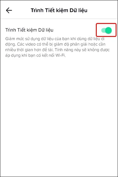 Hướng dẫn kích hoạt trình tiết kiệm dữ liệu trên ứng dụng TikTok cực nhanh