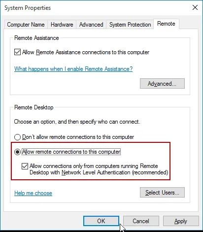 Hướng dẫn kích hoạt và sử dụng Remote Desktop Windows 10