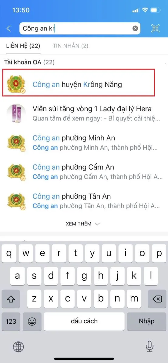 Hướng dẫn kiểm tra Căn cước công dân làm xong chưa bằng Zalo đơn giản