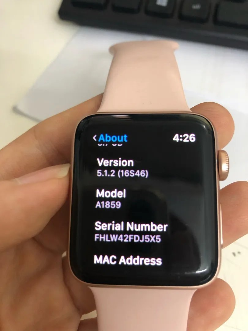 Hướng dẫn kiểm tra số serial trên Apple Watch