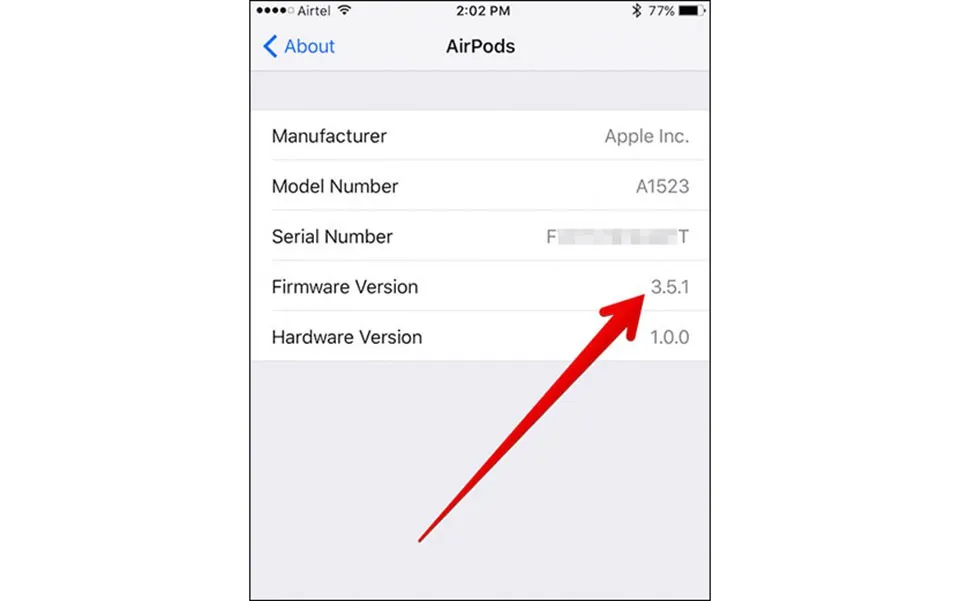 Hướng dẫn kiểm tra và cập nhật firmware trên tai nghe AirPods