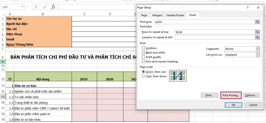 Hướng dẫn lặp lại tiêu đề trong Excel tiện lợi, bạn nên lưu ngay!