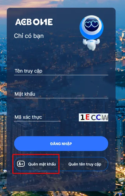 Hướng dẫn lấy lại mật khẩu ABC Online đơn giản và chi tiết nhất