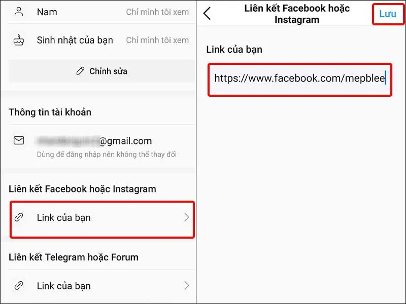 Hướng dẫn liên kết Lotus với Facebook hoặc Instagram một cách đơn giản