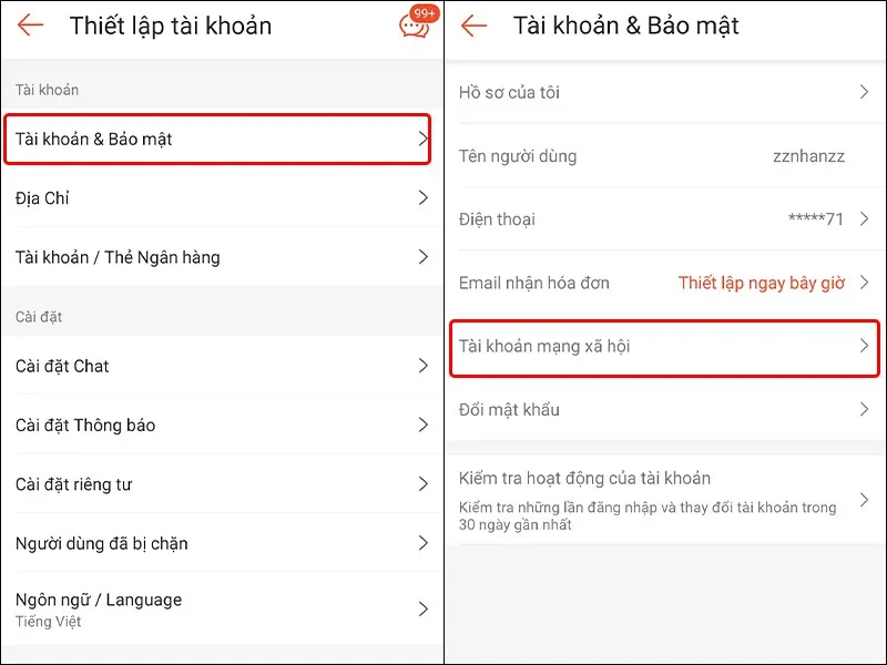 Hướng dẫn liên kết ứng dụng Shopee với tài khoản Instagram vô cùng đơn giản