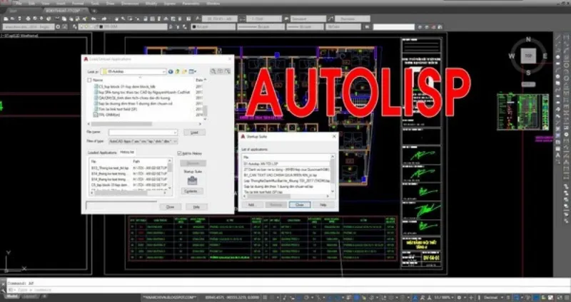 Hướng dẫn load Lisp trong CAD một lần dùng vĩnh viễn cực dễ