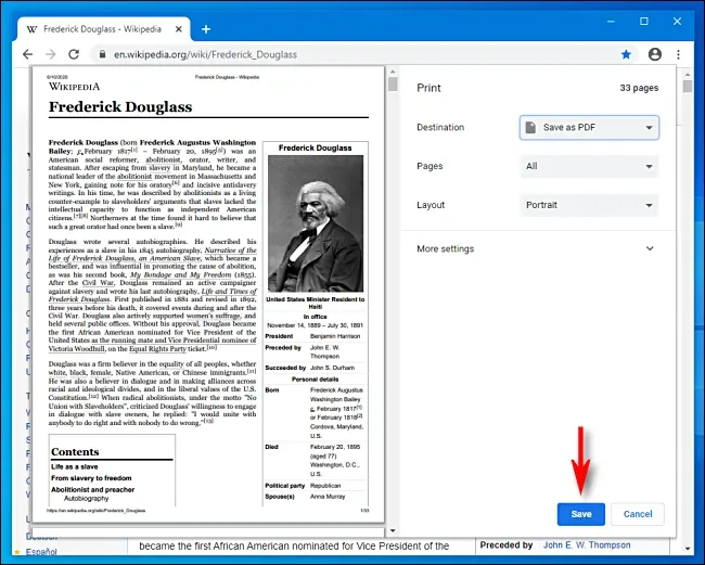 Hướng dẫn lưu một trang web thành file PDF trong Google Chrome