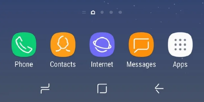 Hướng dẫn mang nút Apps trên Galaxy S8 trở lại