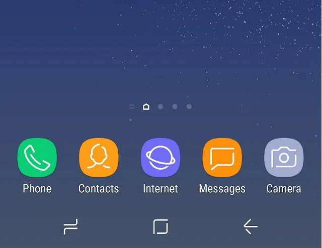 Hướng dẫn mang nút Apps trên Galaxy S8 trở lại