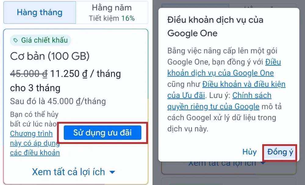 Hướng dẫn mua dung lượng Google Drive nhanh chóng chỉ với vài thao tác đơn giản