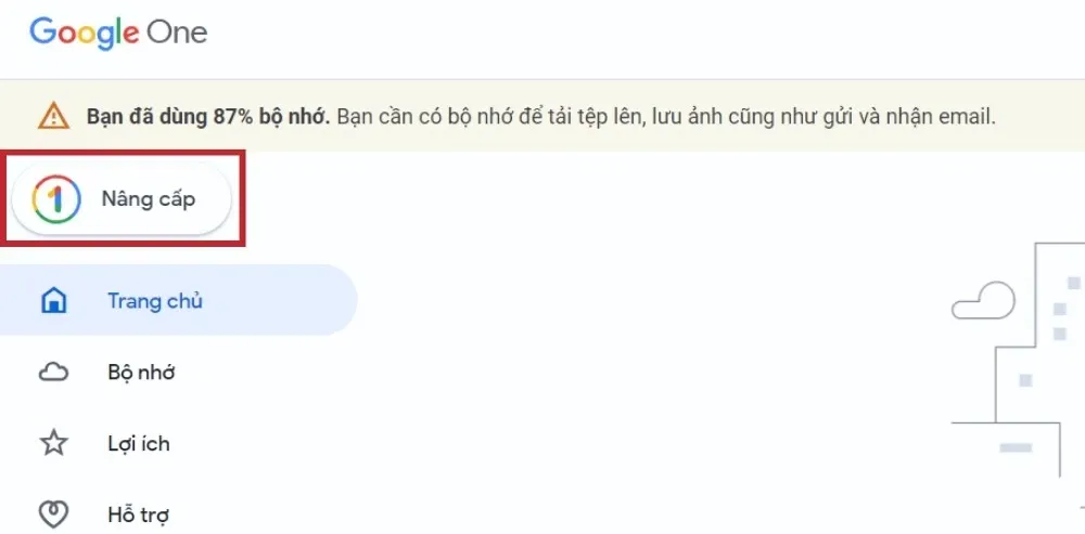 Hướng dẫn mua dung lượng Google Drive nhanh chóng chỉ với vài thao tác đơn giản