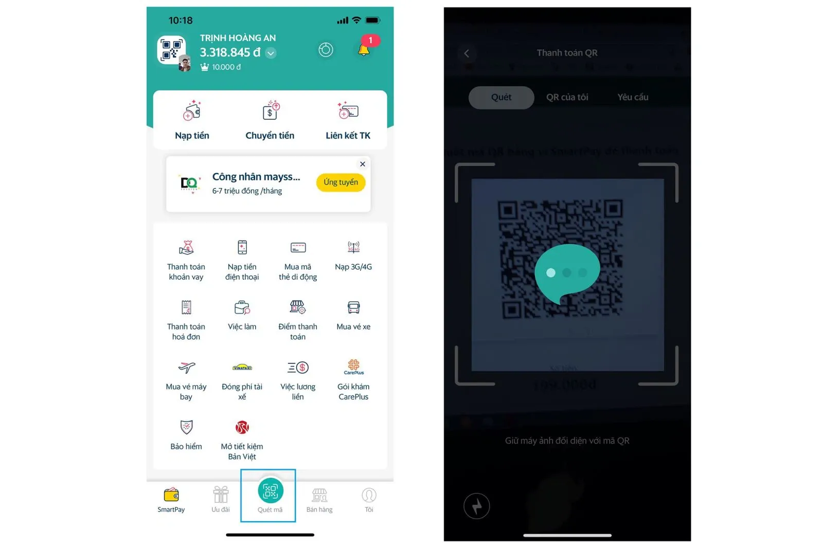 Hướng dẫn mua hàng giảm giá tới 200.000 đồng tại FPT Shop qua ứng dụng SmartPay