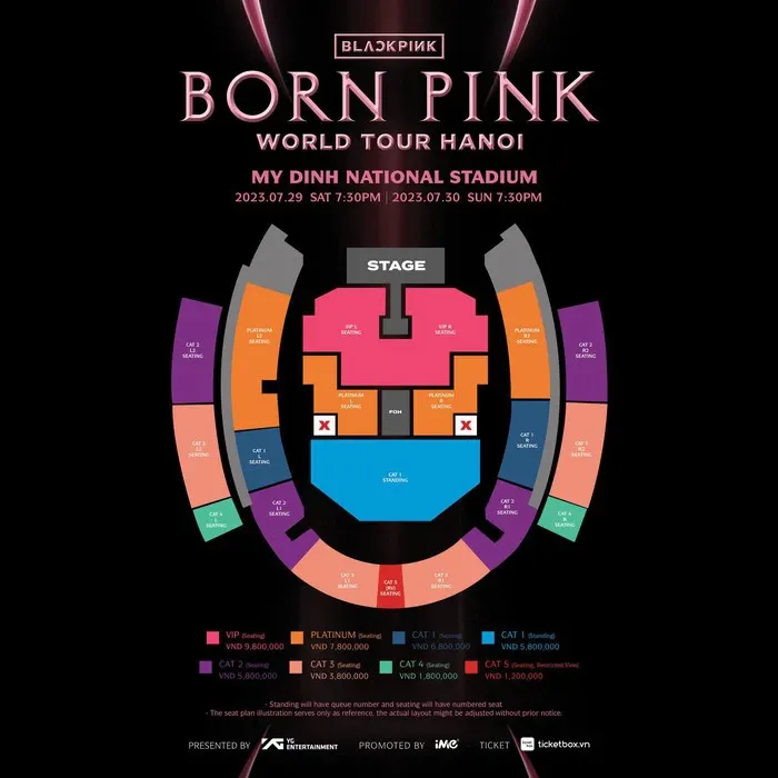 Hướng dẫn mua vé concert BlackPink tại Hà Nội và kinh nghiệm săn vé hiệu quả