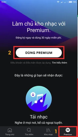 [Hướng dẫn] Nâng cấp tài khoản Spotify Premium miễn phí trong 30 ngày