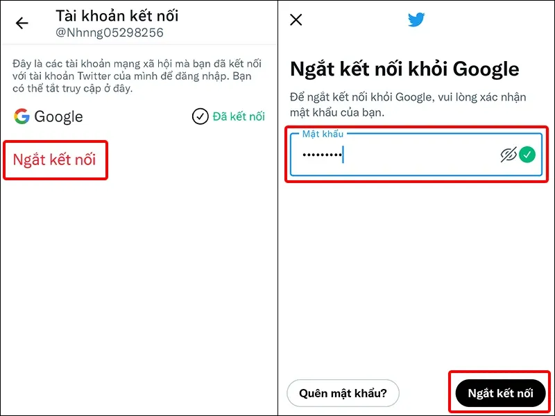 Hướng dẫn ngắt kết nối tài khoản liên kết với Twitter đơn giản, nhanh chóng