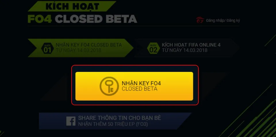 Hướng dẫn nhận mã trải nghiệm bom tấn “FIFA Online 4” mới vừa ra mắt Closed Beta