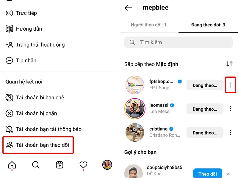 Hướng dẫn nhận thông báo mới nhất từ các bài viết của bạn bè trên Instagram